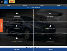 Tablet Screenshot of ganleywestsidehyundai.com